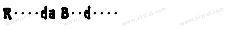 Rotonda Bold字体转换